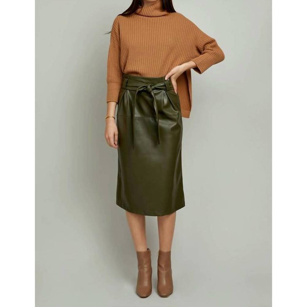 NEW CHRISTY LYNN paola skirt in military